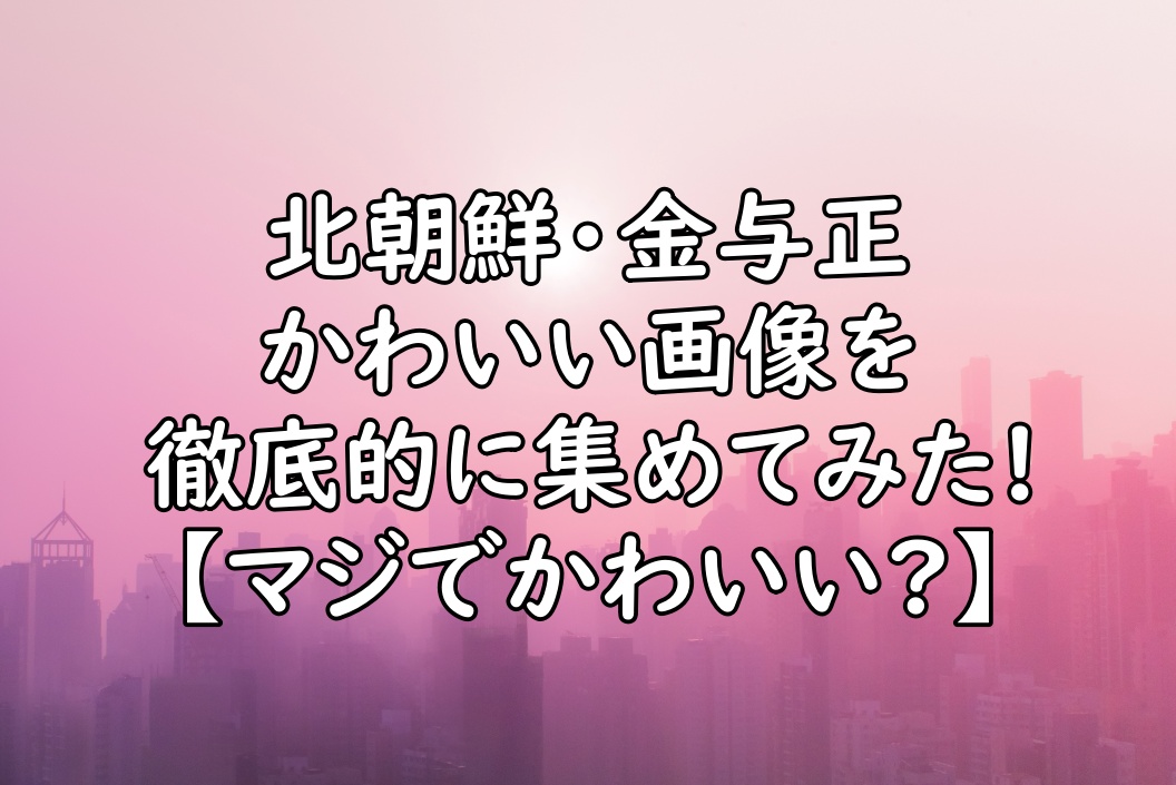 キムヨジュン 金与正 のかわいい画像を徹底的に集めた 保存版 ぷらｌｏｇ