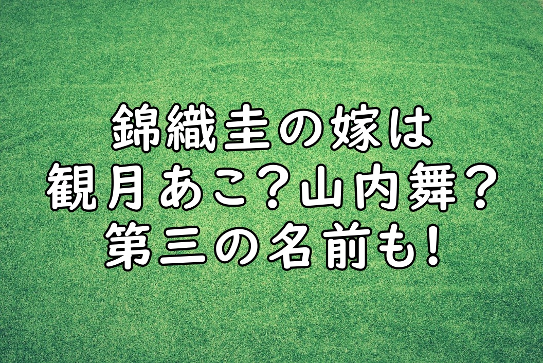 錦織圭の嫁は観月あこ 山内舞と同じ人 第三の名前も発見 ぷらｌｏｇ