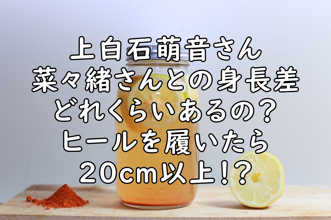 比較画像 上白石萌音と菜々緒の身長差は 高いヒールで25cm以上の差 ぷらｌｏｇ